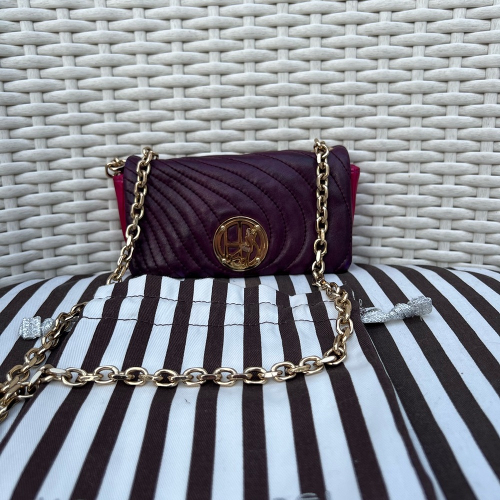Henri Bendel No. 7 Leather Mini Quilted Crossbody Bag